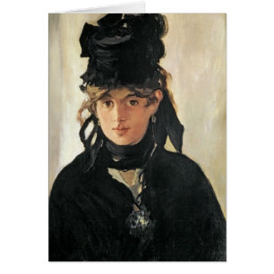 Manet Berthe Morisot mit einem Blumenstrauß der