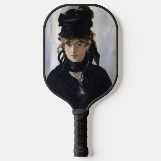 Manet - Berthe Morisot mit einem Blumenstrauß Pickleball Schläger (Vorderseite)