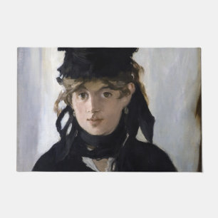 Manet - Berthe Morisot mit einem Veilchenstrauß Fußmatte