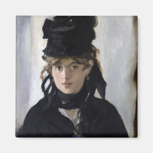 Manet - Berthe Morisot mit einem Veilchenstrauß Magnet
