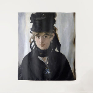 Manet - Berthe Morisot mit einem Veilchenstrauß Wandteppich