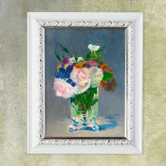 Manet-Blume in einer Crystal Vase Poster (Von Creator hochgeladen)