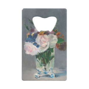 Manet Blumen in einem Kristallvase, c.1882 Geldkarten Flaschenöffner