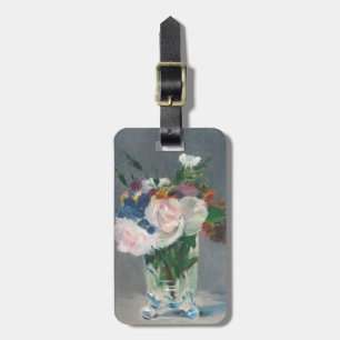 Manet Blumen in einem Kristallvase, c.1882 Gepäckanhänger