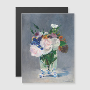 Manet - Blumen in einer Kristallvase Magnetkarte