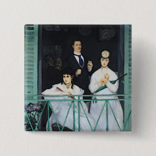 Manet der Balkon, 1868-9 Button