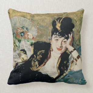Manet die Dame mit Fächern Kissen