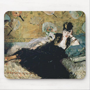 Manet   die Dame mit Fächern Mousepad