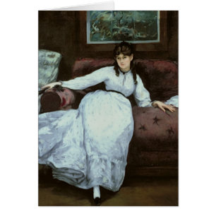 Manet   die Erholung, Porträt von Berthe Morisot