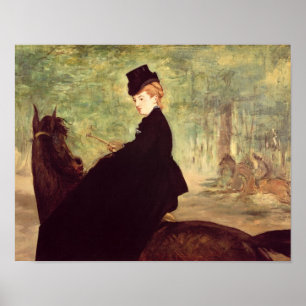 Manet   Die Horsefrau, 1875 Poster