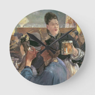 Manet Ecke eines Café-Konzerts, 1878-80 Runde Wanduhr