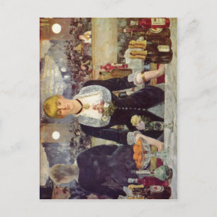 Manet, Edouard Bar in den Folies-Berg?re Espa?ol  Postkarte