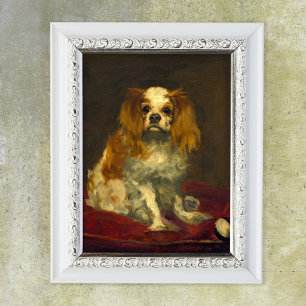 Manet Ein King Charles Spaniel Poster