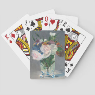 Manet Flowers in a Crystal Vase, c.1882 Spielkarten