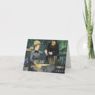 Manet, Im Gewächshaus Karte