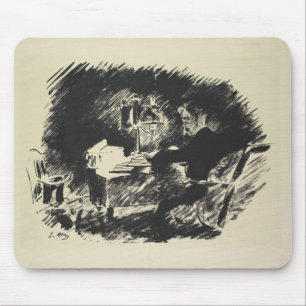 Manet   Le Corbeau, 1875 Mousepad