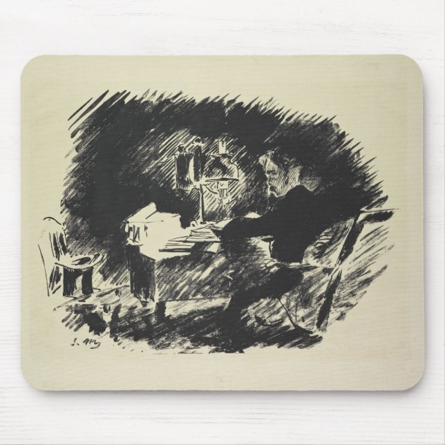 Manet | Le Corbeau, 1875 Mousepad (Vorne)