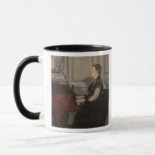 Manet Madame Manet am Klavier, 1868 Tasse
