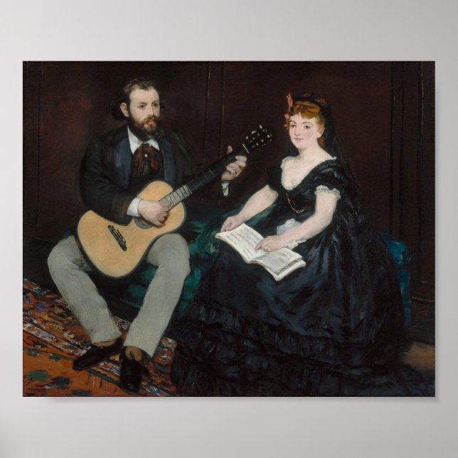 Manet, Music Lesson Poster (Vorne)
