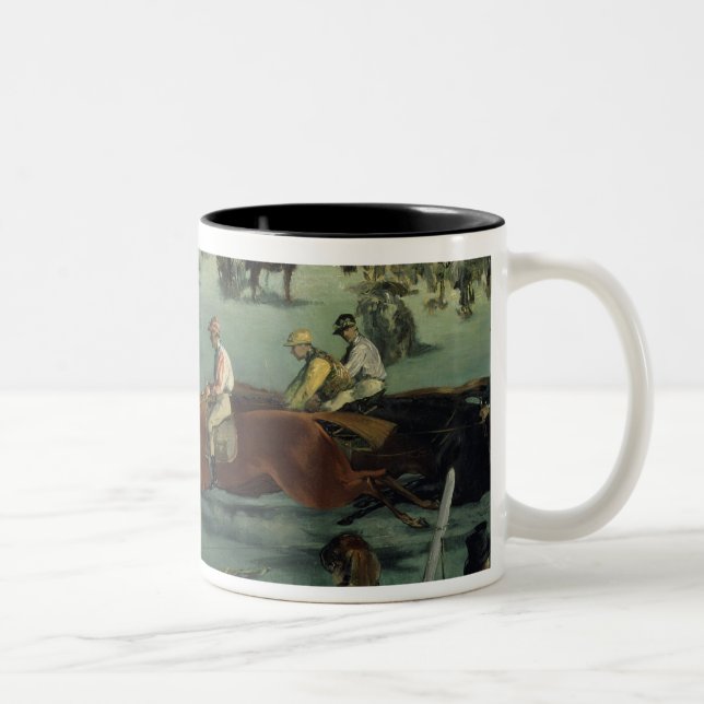 Manet | Pferderennen, 1872 Zweifarbige Tasse (Rechts)