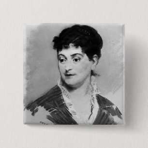 Manet Porträt von Madame Emile Zola, 1874 Button