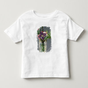 Manet Rosa und Clematis in einem KristallVase, Kleinkind T-shirt