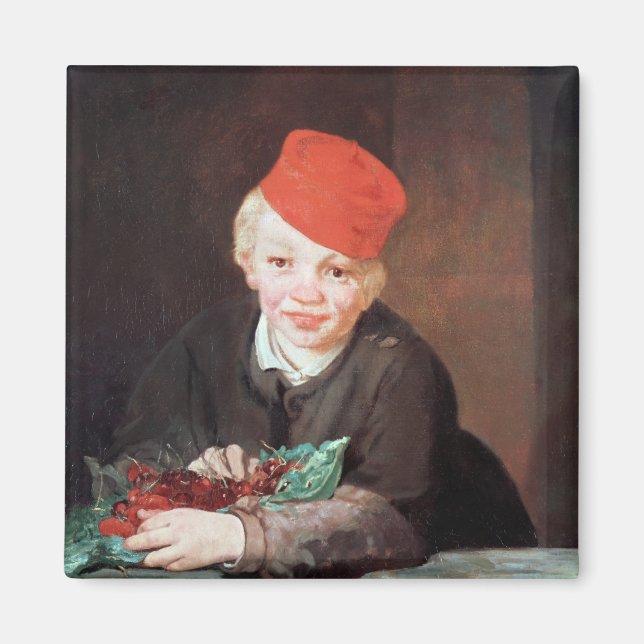 Manet | The Boy with the Cherries, 1859 Magnet (Vorne)