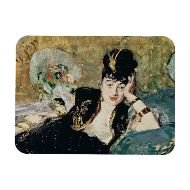 Manet The Lady with Fans Magnet (Horizontal)