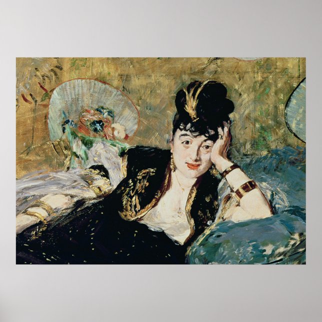 Manet The Lady with Fans Poster (Vorne)