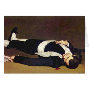 Manet tote Matador Postkarte