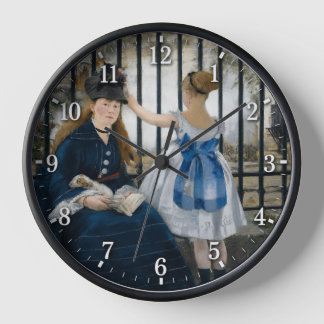 Manets "Die Eisenbahn" Uhr