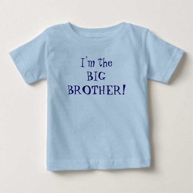Mang4 bin ich der große BRUDER! Baby T-shirt (Vorderseite)