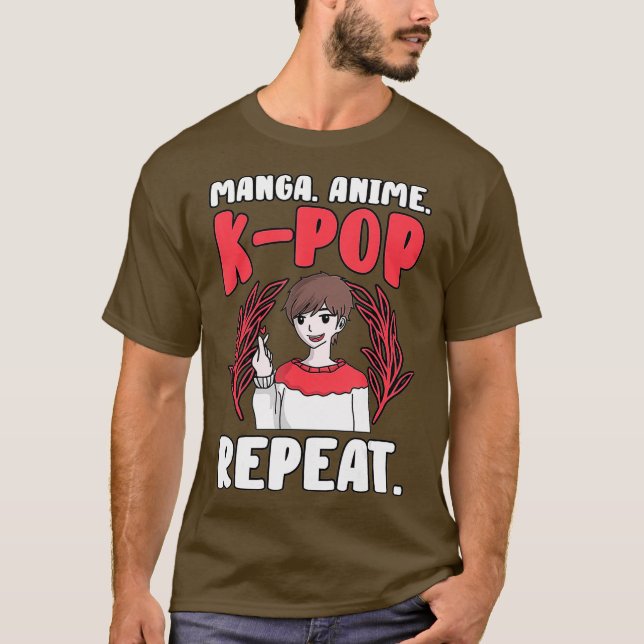 Manga Anime KPop Idol Lover japanische koreanische T-Shirt (Vorderseite)
