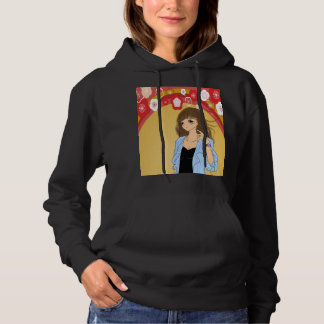 Manga Anime-Mädchen Hoodie