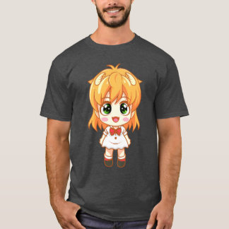 Manga-Anime-Mädchen Junge T-Shirt