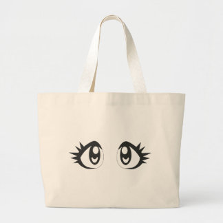Manga Augen Jumbo Stoffbeutel