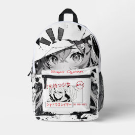 Manga Backpack Anime Bedruckter Rucksack
