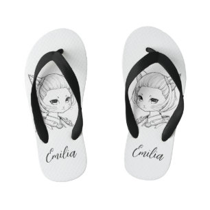 Manga Catgirl Kinderbadesandalen