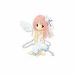 Manga Engels-Fotoskulptur Freistehende Fotoskulptur<br><div class="desc">Fotoskulptur mit wenigem Engel</div>