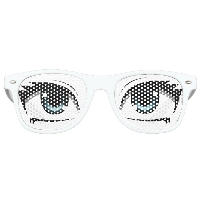 Manga Eyes Partybrille (Vorderseite)