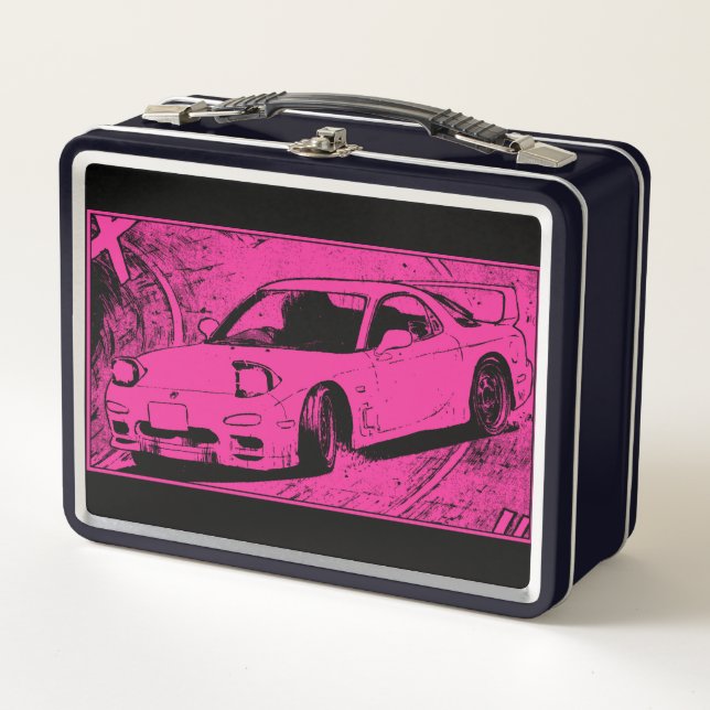Manga FD3S RX7 Metall Brotdose (Vorderseite)