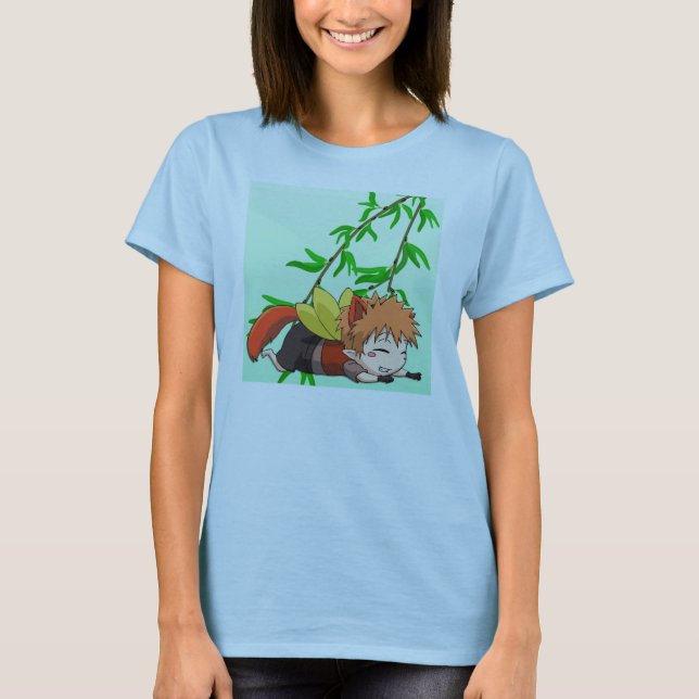 Manga Feen, ich bin gerade abgestürzt T-Shirt (Vorderseite)