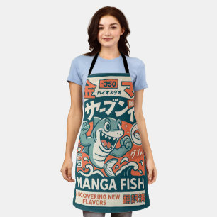 Manga-Fisch Schürze