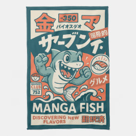 Manga Fish Geschirrtuch