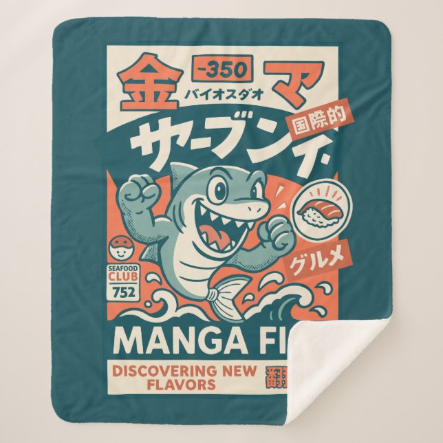 Manga Fish Sherpadecke (Vorderseite)