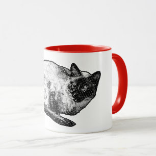 Manga-getupfter Winterlocken Tasse