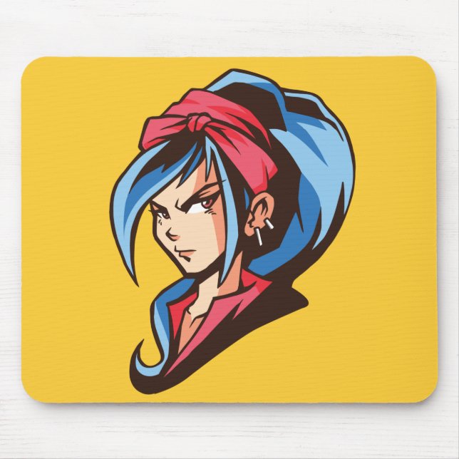 Manga Girl Mousepad (Vorne)