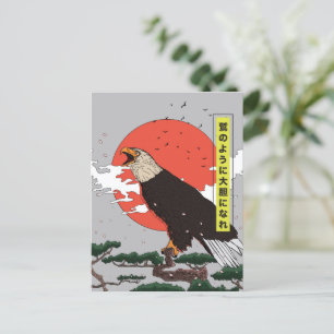 Manga Golden Eagle Ankündigungspostkarte