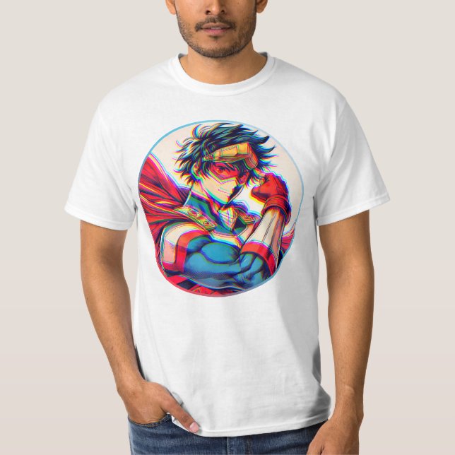 Manga Hero T-Shirt (Vorderseite)