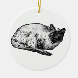 Manga-Lächeln voller Freude Keramik Ornament